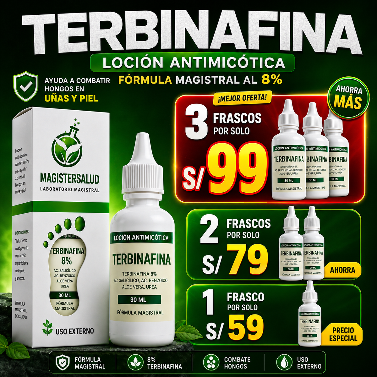 TERBINAFINA 8%
